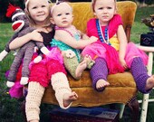 Custom Handmade Crochet Leg Warmers in ANY color Size 8 to 10