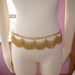 Gold Chain Belt Glamourous Dangling  Chains  Size S M Vintage 1970's early 1980's