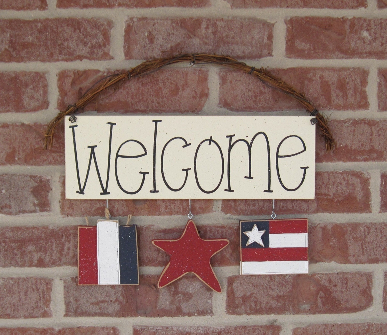 MONTHLY WELCOME SIGN (July) for wall and home decor