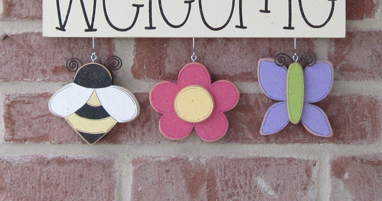 MONTHLY WELCOME MAY Decorations (no sign included) for wall and home decor