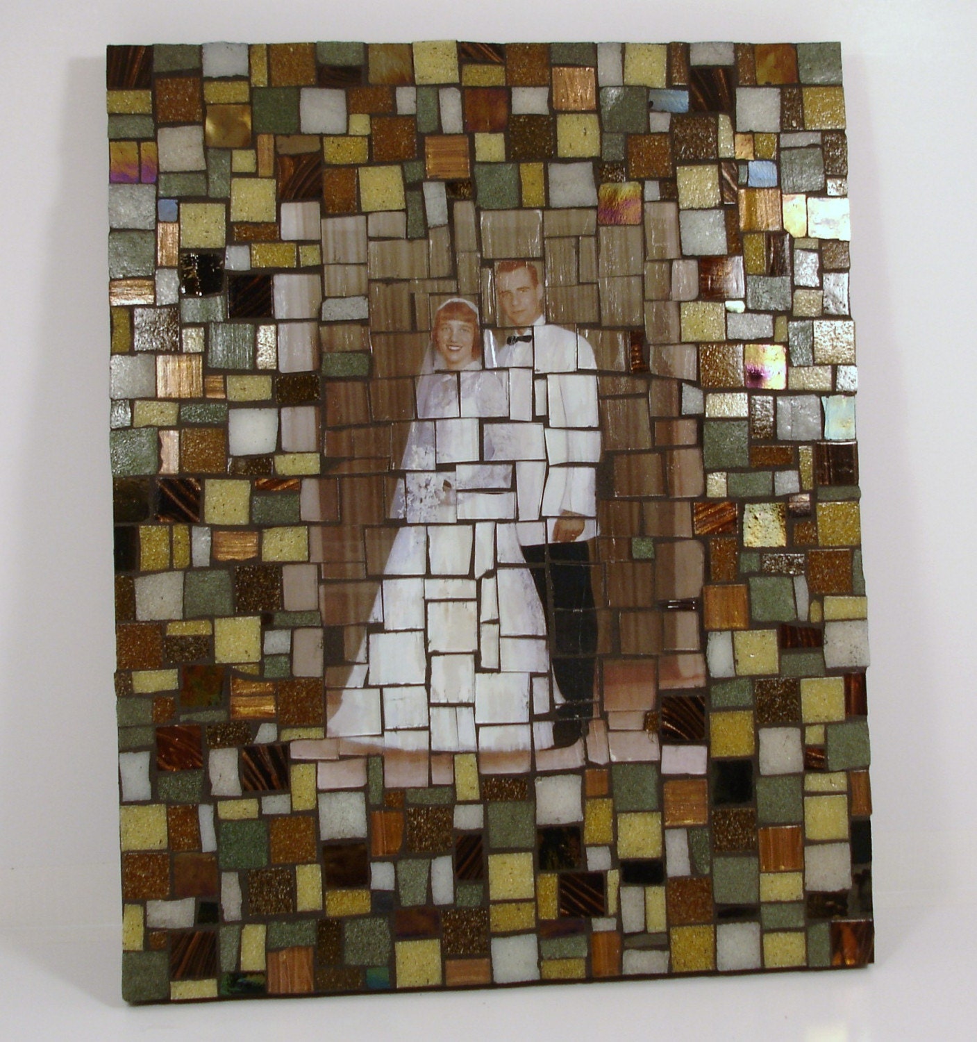 Make her favorite day into a treasured heirloom ..  CUSTOM mosaic from your favorite photographs
