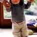 Hand Knit-Duffel Coat for Baby- Light Grey - Pure Wool or Cotton- Sizes untill 4 years