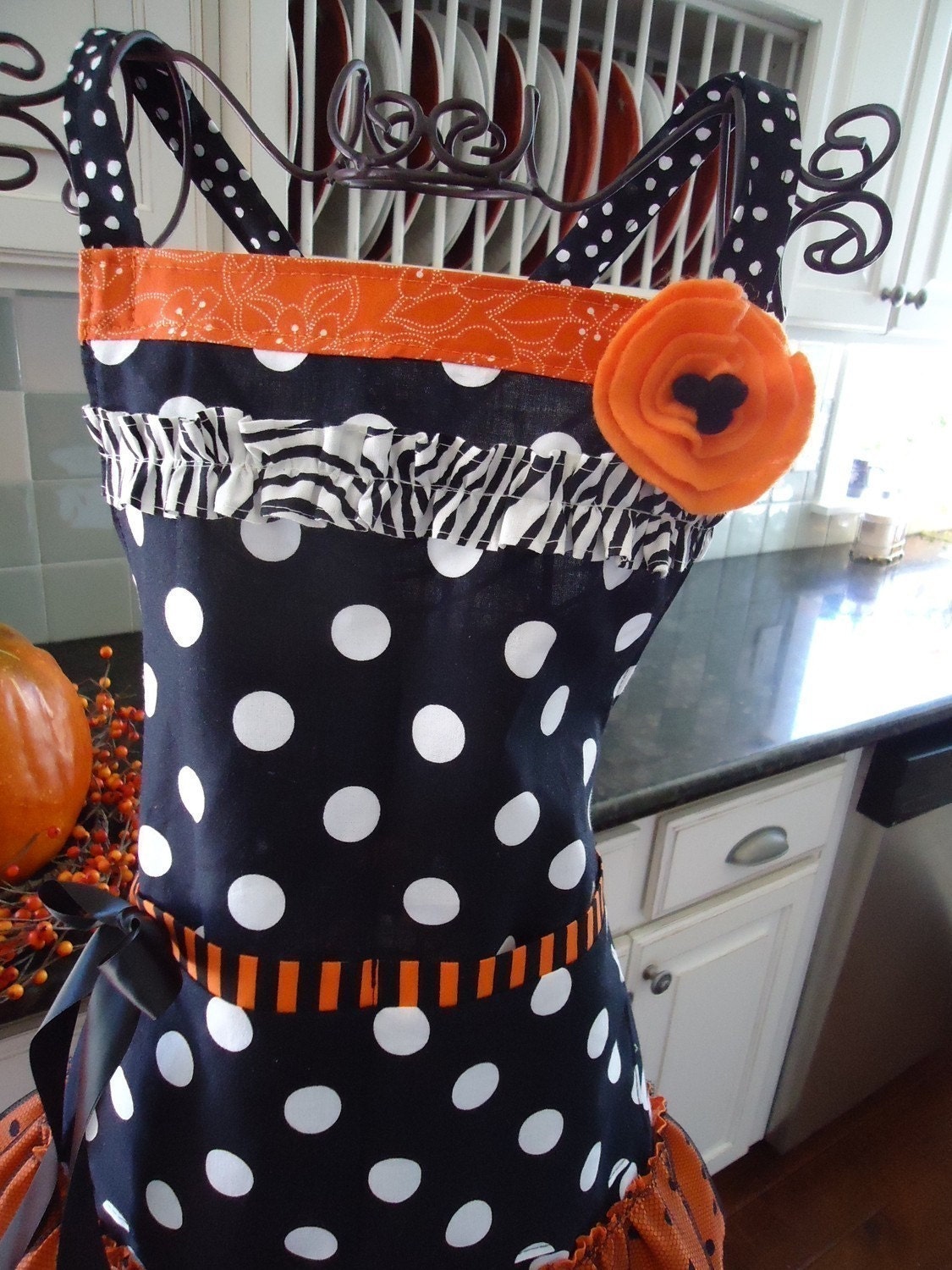 4RetroSisters Halloween Apron Retro and Vintage Inspired