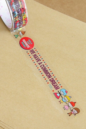 kawaii a Common Dream transparent wide deco tape 10m