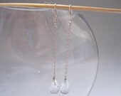 simple clear quartz drop's