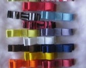 Custom Set of 6 Clippies-- YOU CHOOSE from Huge Ribbon Selection, plus get a 7th for FREE