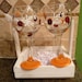 Pair of Handpainted  Hokie Wine glasses
