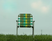 For Him Mid Century  Chair Photo  8x10 or 8x8 Lawn Chair Fine Art Photograph