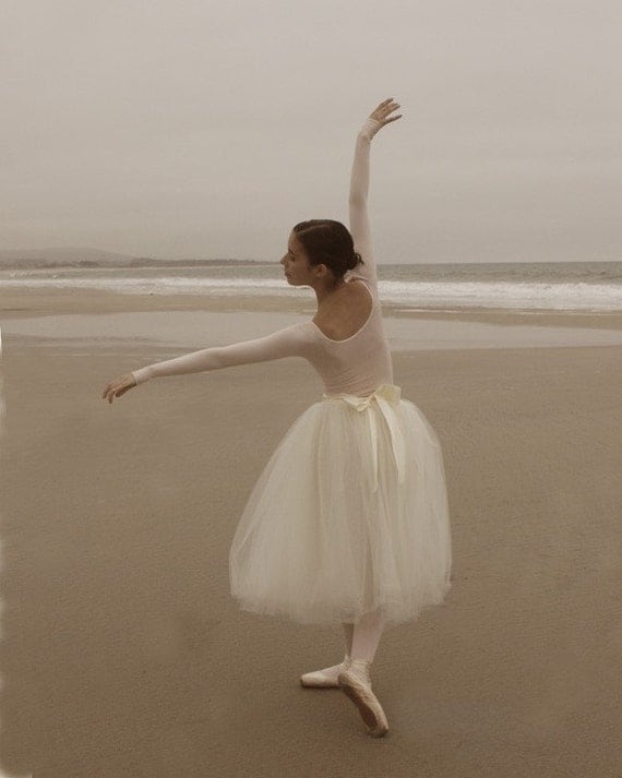 Ballerina on the Beach 8x10 Fine Art Photograph