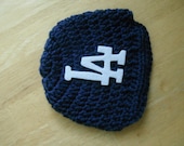 Los Angeles Dodgers Inspired Crocheted Baseball newsboy hat Newborn Photo Prop