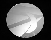 Crescent Moon - 12" Etched Mirror