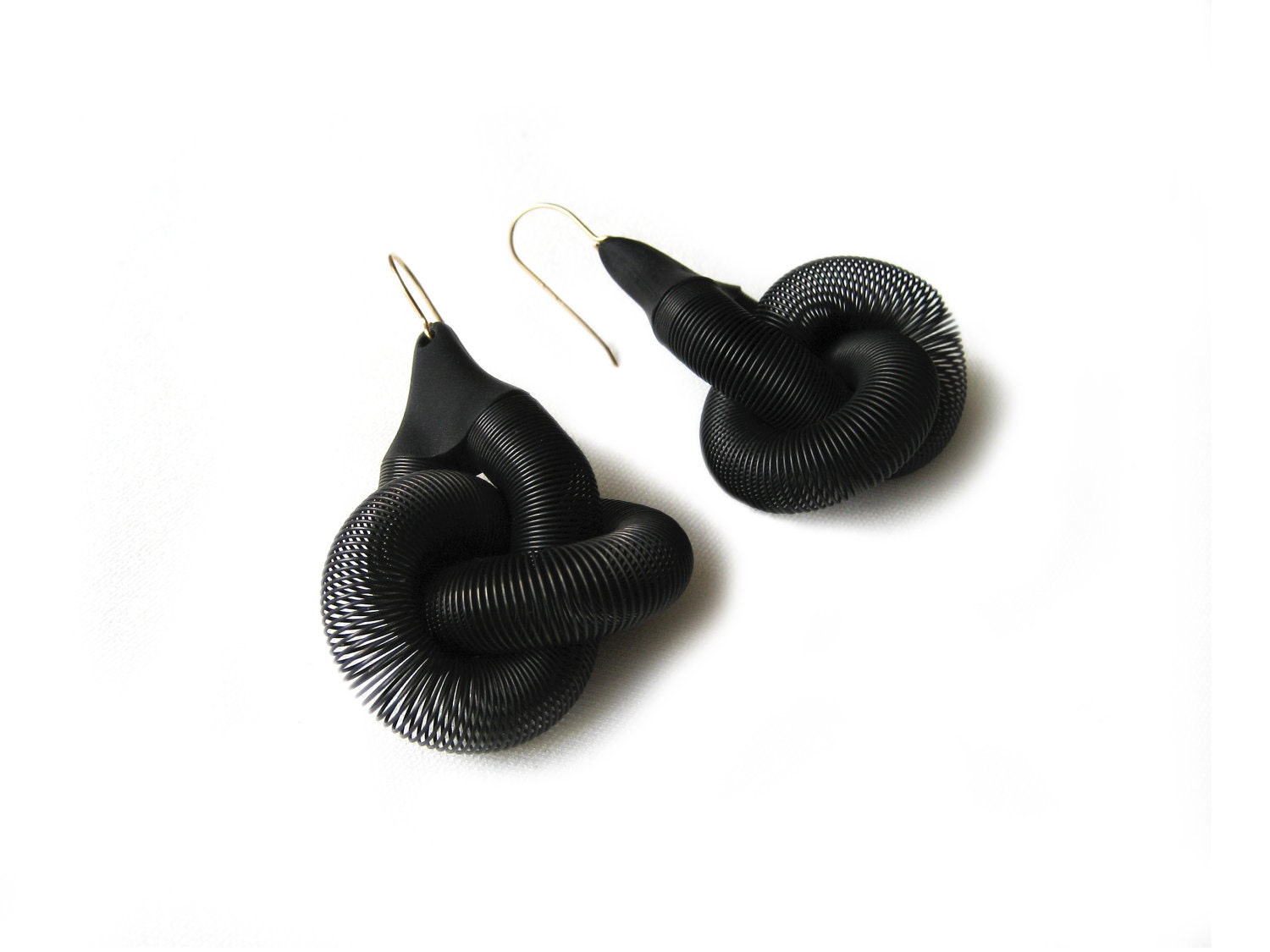 Marla earrings in oxidized Stainless Steel