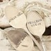 Vintage silverware  garden marker set of 3 French sentiments recycled vintage silver plated flatware