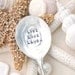Vintage silverware garden marker live love laugh silver plated flatware inspirational