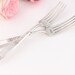 Mr. Mrs Forks. Hand Stamped Wedding Silverware 1919 -1973 Ambassador Mr. Mrs. Table Setting
