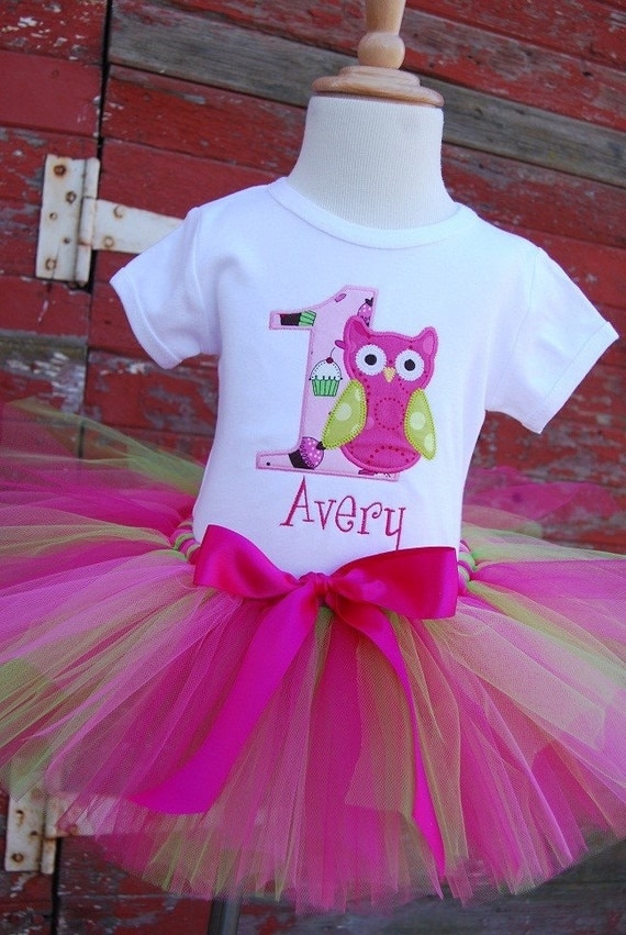 Personalized Birthday Girl Owl LONG SLEEVE T-Shirt, Design Your Own