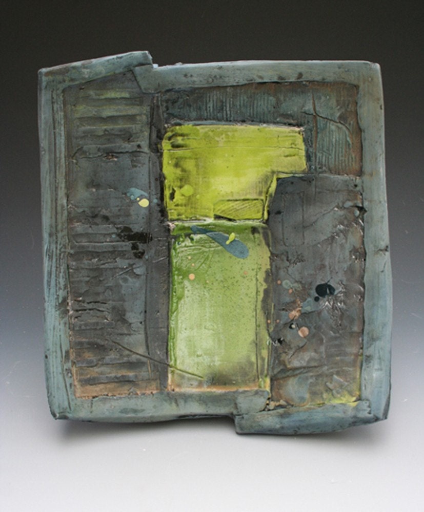 Hand-built decorative platter