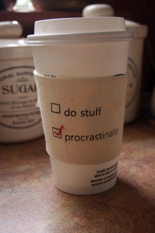 Reversable Slacker or Go-Getter cup cozy