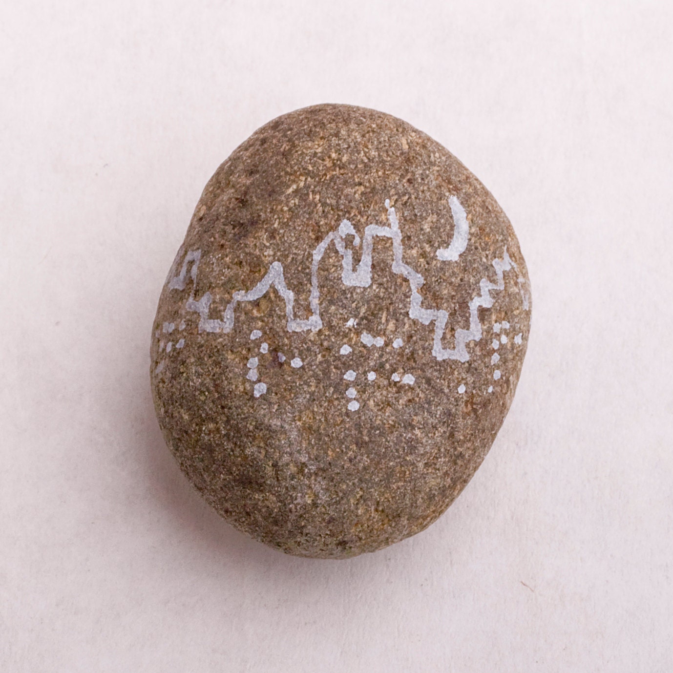 Original rock drawing for your terrarium