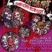 Custom Zombie Record Art Clock- Couple