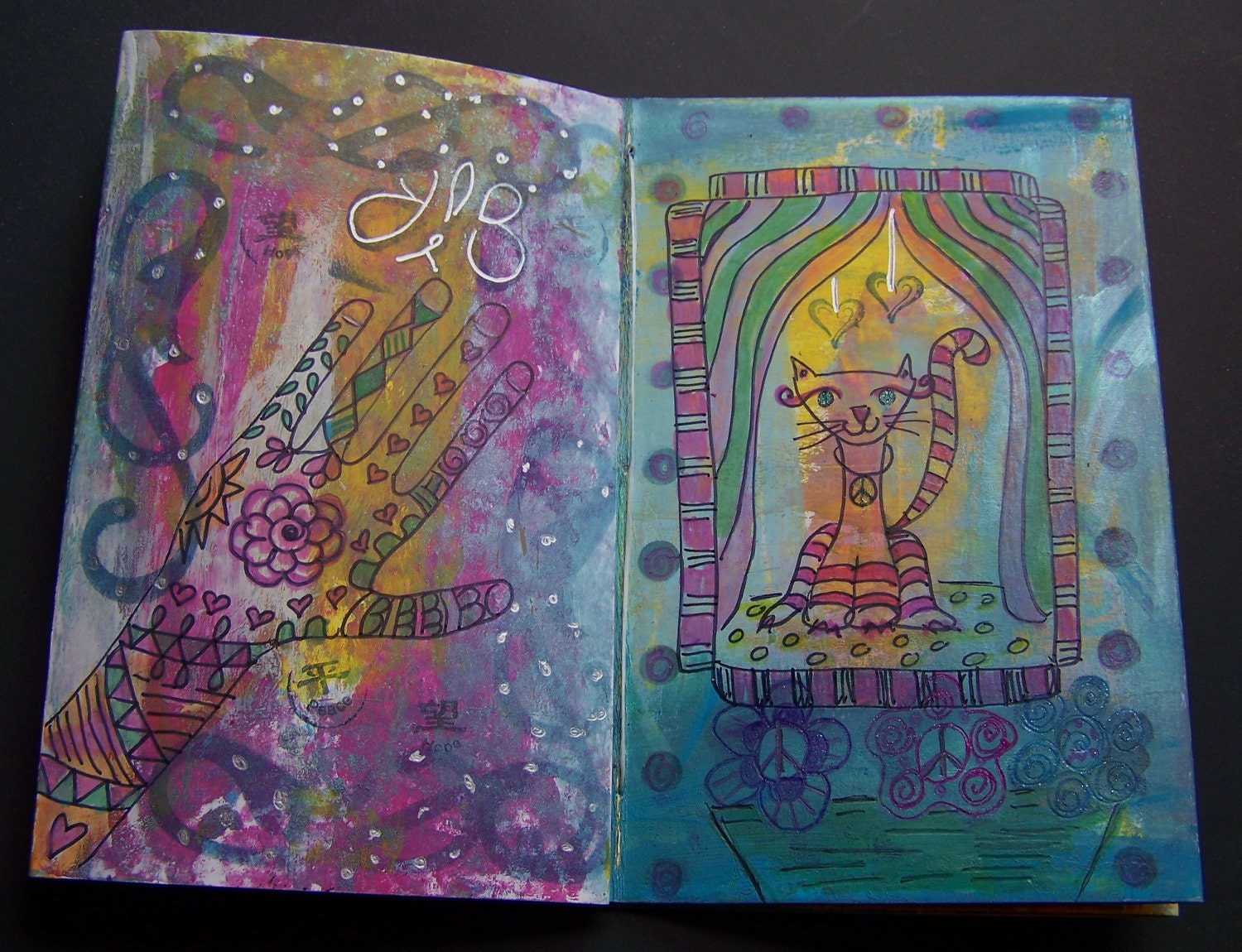 Hippie Little Art Journal, Original