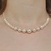 Bridal Necklace, Rhinestone Pearl Necklace. Ivory Pearl Wedding Necklace. Bling Pearl Jewelry. Vintage Style Wedding Jewellery for the Bride