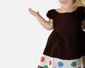 Lollipop Toddler Dress - Original Fabric Design - 12m, 18m, 2T, 3T, 4T