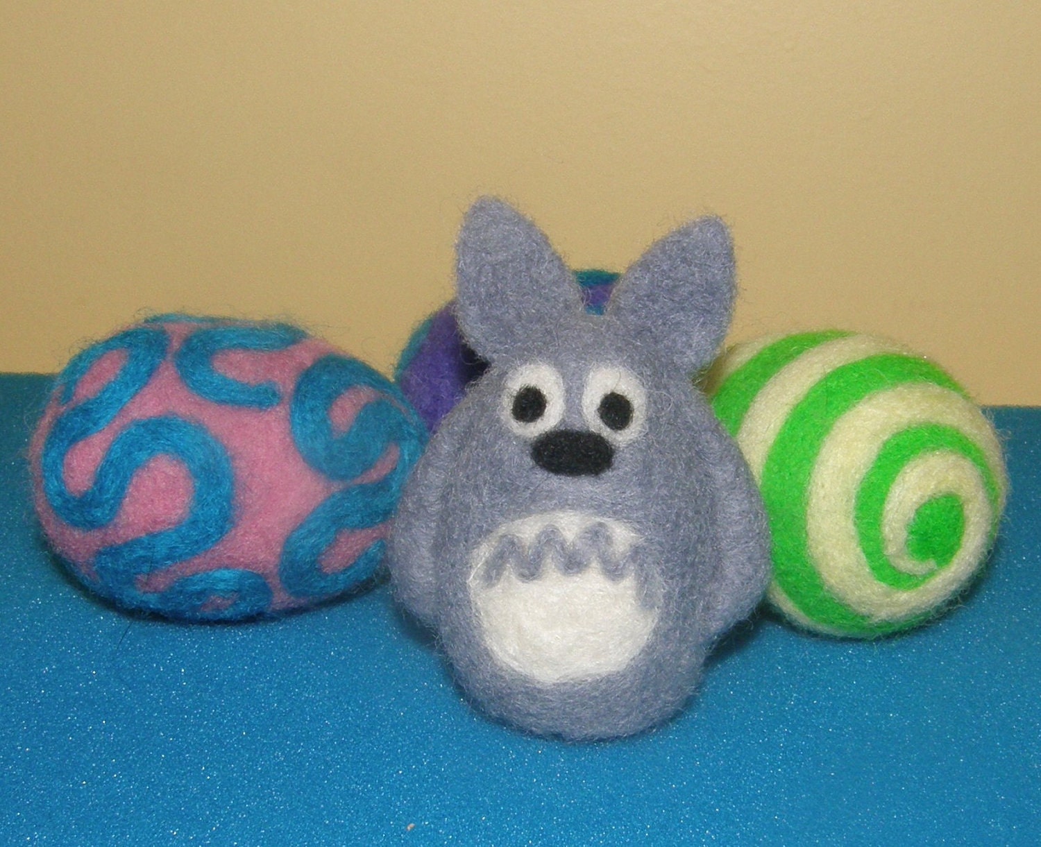 Totoro Needle Felted Wool Magnet