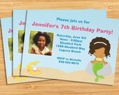 Mermaid Birthday Party Invitation - Under the Sea Il_170x135