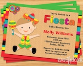 Fiesta Baby Shower Invitation for Boy (Also Available in Girl) Il_170x135