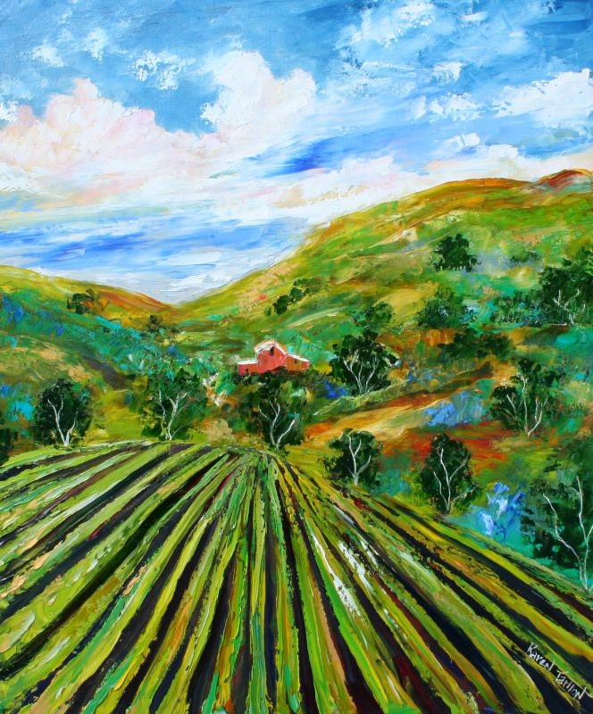 Commission your own original oil landscape painting by Karen Tarlton