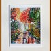 LIMITED Edition fine Art Giclee Print Walking the Dog from oil painting by Karen Tarlton modern impressionism