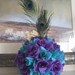 Peacock Centerpiece Pomander