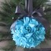 Turquoise Rose Pomander