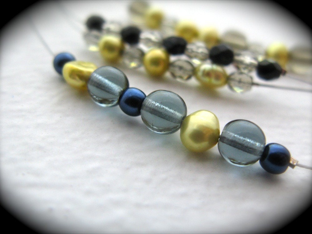Metallic Lime Bracelets -Set of 3