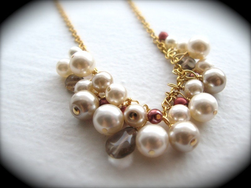 Customizable Bridesmaid Necklace - Your Colors