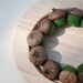 Needle Felted Wool Acorns - 9 Mossy Green