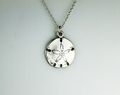 Sand Dollar Necklace - Sterling Silver