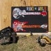 Rock and Roll Personalized Guitars - Pick your own states - Vintage Recycled License Plate Art - Salvaged Wood - Upcycled Artwork