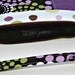 Brown, Purple and Green with Dots Phone  Case - Camera - Pouch - Clutch - Bag with Removable / Detachable Wristlet