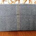 Blue Denim Clutch