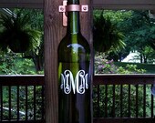 Monogrammed Wine Lantern