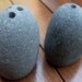 Stone Salt and Pepper Shakers from Lake Superior Beach Rocks