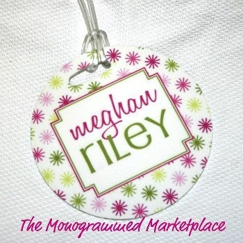 Personalized Round Bag Tag