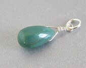 Aventurine briolette drop charm
