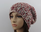 Slouchy Hat Womens Mens Chunky Knit Winter Hat