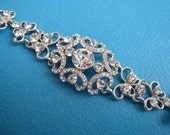 Crystal wedding headband,bridal hair accessories,bridal headband ribbon,bridal headpieces, Bridal Ribbon Rhinestone Headband,bridal headband