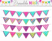 Lil Sweet Party Buntings- Clipart for Personal or Commercial Use Il_170x135