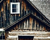 Past Life 8x10 - Rustic Photo - Old West Log Cabin Photograph - Western Art - Rustic Decor - Monochromatic Photograph - Still Life