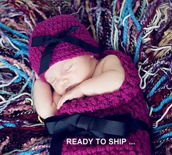 Set-Hat-Cocoon Baby Newborn Photo Prop in WILDBERRY - Photography Session